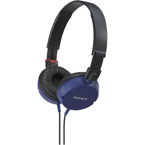 SONY MDRZX100BLU Fashion Over-The-Head Sports Headphones (Blue)
