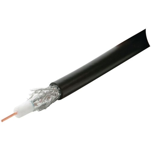 STEREN 200-931BK RG6/U Coaxial Cable, 1,000 ft
