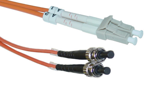 Offex Wholesale LC / ST, Multimode, Duplex Fiber Optic Cable, 62.5/125, 10 Meter (33ft)