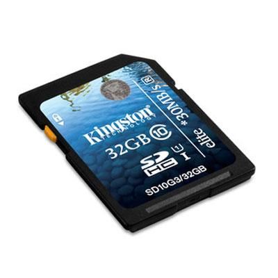 32GB SDHC Class 10 Flash Card