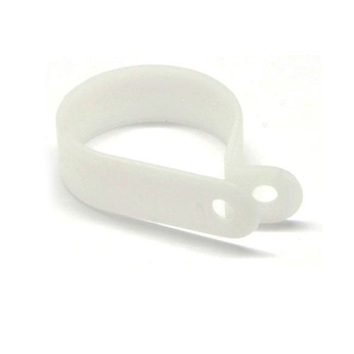 Nylon Cable Clamp, R-Type Loop Hanger, 100 Pieces