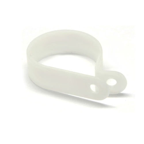 Nylon Cable Clamp, R-Type Loop Hanger, 100 Pieces, 1 inch