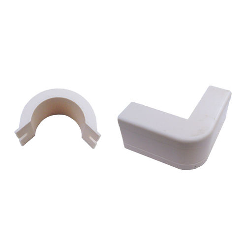 Cable Raceway, White, 0.75 inch, Outside Elbow, 90 Degree