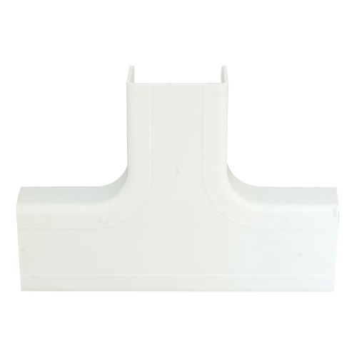Cable Raceway, White, 1.25 inch, Tee and Base