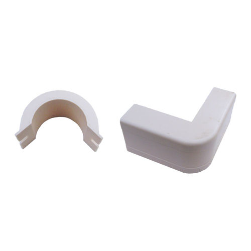Cable Raceway, White, 1.25 inch, Outside Elbow, 90 Degree