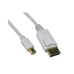 Cable Wholesale - Mini DisplayPort 1.1 Video Cable, Mini DisplayPort Male to DisplayPort Male, 6 foot.