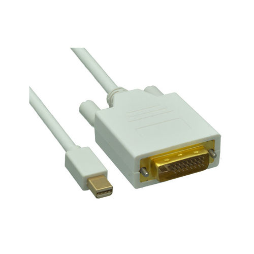 Mini DisplayPort to DVI Video Cable, Mini DisplayPort Male to DVI Male, 3 foot