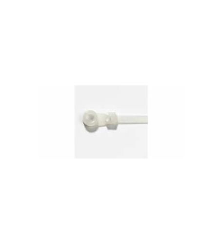 CABLE TIE SCREW MOUNT 7in NATURAL 100 pk