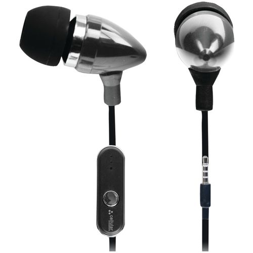 CELLULAR INNOVATIONS IP-HF1-SLV Stereo Hands-Free Earbuds with Microphone (Silver)