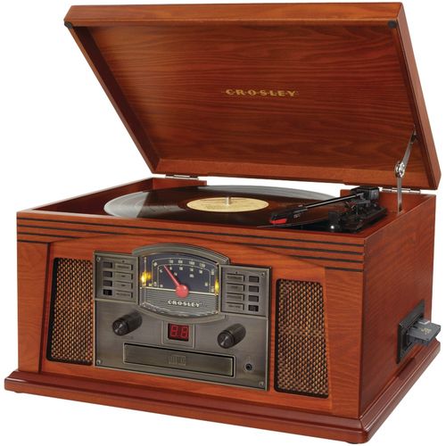 CROSLEY RADIO CR42C-PA Lancaster Musician Entertainment Center (Paprika)