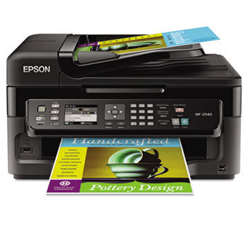 WorkForce 2540 Wireless Multifunction Inkjet Printer, Copy/Fax/Print/Scan