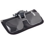 CARSON CF-10 1.5x Clip-on, Flip-up Magnifying Lenses for Eyeglasses