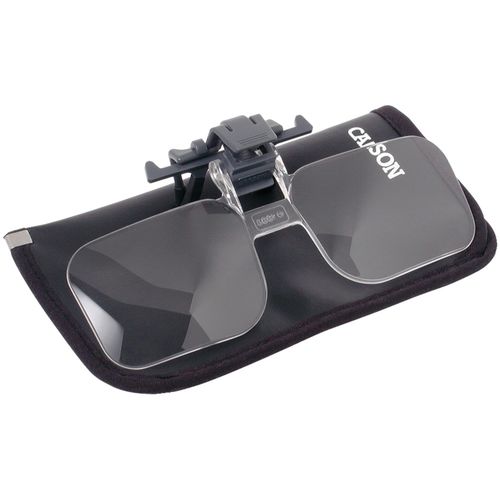 CARSON CF-10 1.5x Clip-on, Flip-up Magnifying Lenses for Eyeglasses
