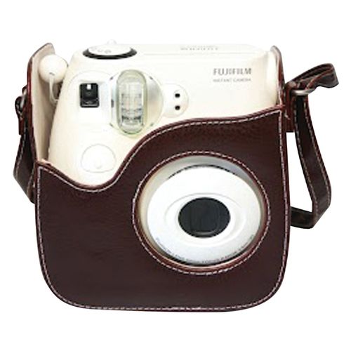 FUJIFILM 600011722 Instax(R) Mini 8 Brown Leather Case