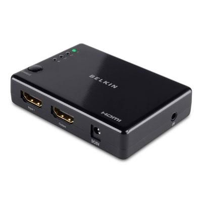 4 IN 1 OUT HDMI Switch Black