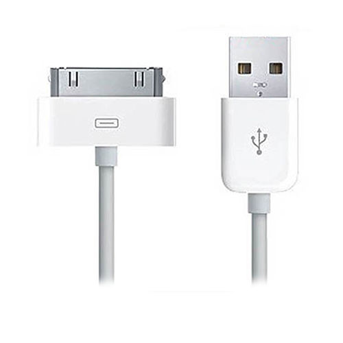Apple Authorized White iPhone, iPad, iPod USB Charge and Sync Cable, 6 foot