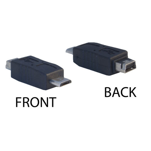 USB Mini-B 5pin Female to USB Micro B Male Adapter