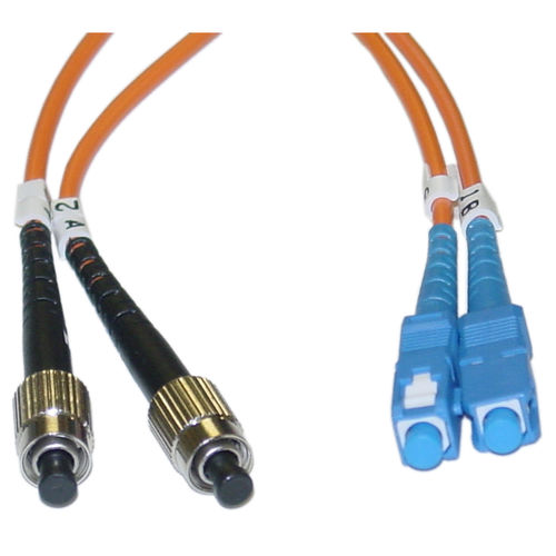 Fiber Optic Cable, FC / SC, Multimode, Duplex, 62.5 / 125, 4 meter (13 foot)