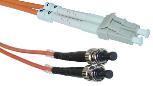 Fiber Optic Cable, LC / ST, Multimode, Duplex, 62.5 / 125, 5 meter (16.5 foot)