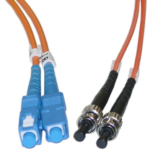 Fiber Optic Cable, SC / ST, Multimode, Duplex, 62.5 / 125, 10 meter (33 foot)