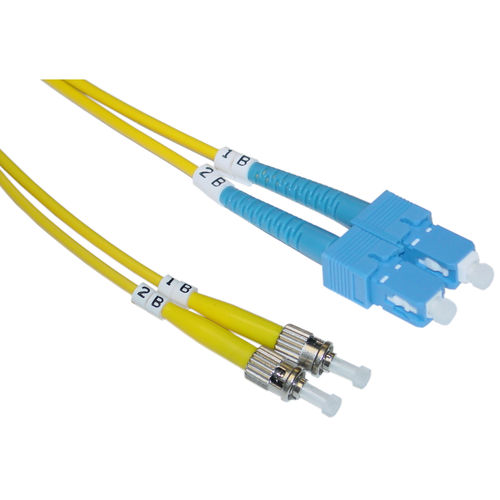 Fiber Optic Cable, SC / ST, Singlemode, Duplex, 9 / 125, 15 meter (49.2 foot)