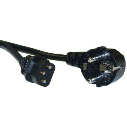 European Computer / Monitor Power Cord, Europlug or CE 7 / 7 to C13, VDE Approved, 6 foot