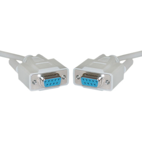 DB9 Female Serial Cable, DB9 Female, UL rated, 9 Conductor, 1:1, 6 foot