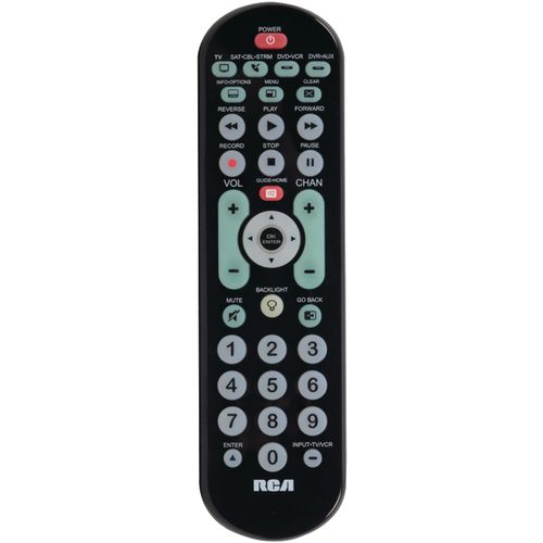 RCA RCRBB04GR 8-Device Big Button Universal Remote with Streaming & Dual Navigation