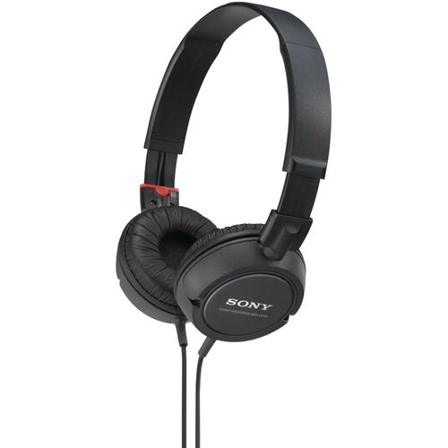 SONY MDRZX100BLK Fashion Over-The-Head Sports Headphones (Black)