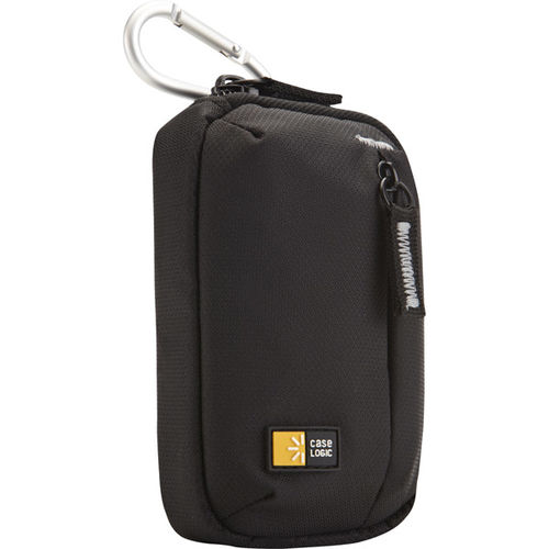 Point And Shoot Camera Case With Carabiner-Black