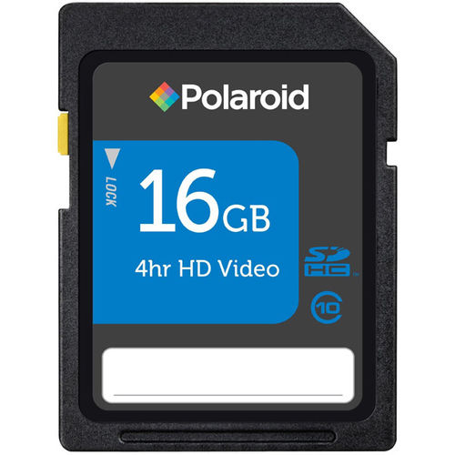 16GB Polaroid SDHC Class 10 Memory Card