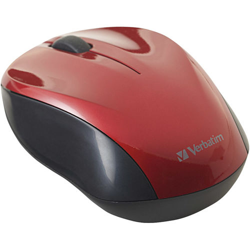 Nano Wireless Notebook Optical Mouse-Red