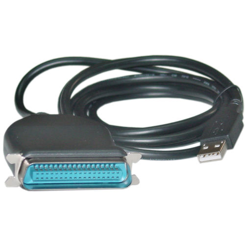USB to Parallel Printer Adapter Cable, USB Type A to Centronics 36 (CN36), 6 foot