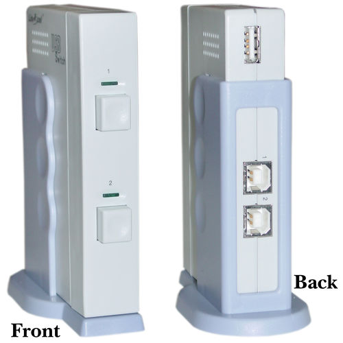 USB 2.0 AB Switch Box, 2 PC to 1 USB 2.0 Device (Printer, Scanner, etc...)