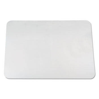 KrystalView Desk Pad with Microban, Glossy, 38 x 24, Clear