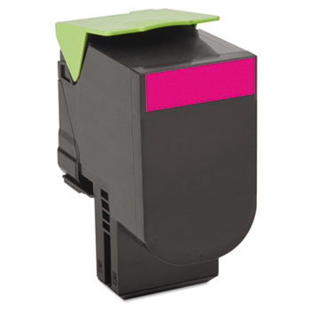 80C10M0 Toner, 1000 Page-Yield, Magenta