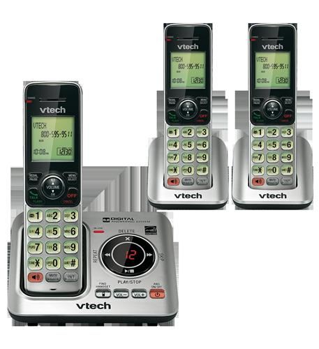 Vtech 3-handset cordless CID/ITAD