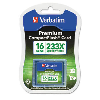 Premium CompactFlash Memory Card, 16GB