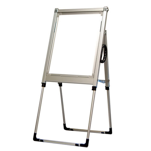 Offex Portable Adjustable Aluminum Whiteboard, 21""W x 21""D