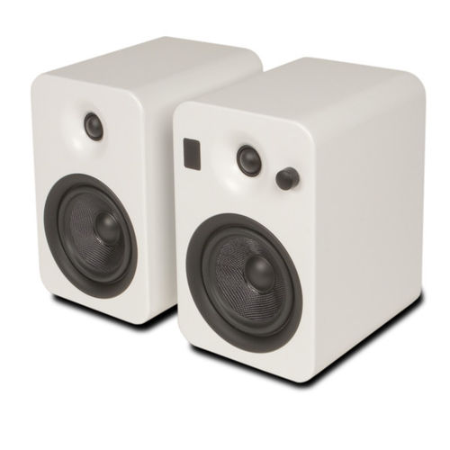 YUMI Powered Speaker system w/ Integrated Bluetooth Technology (Matte White)