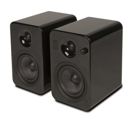 YUMI Powered Speaker system w/ Integrated Bluetooth Technology (Gloss Black)