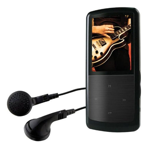 GPX Digital Media Player with 4 GB Installed Flash Memory- Black