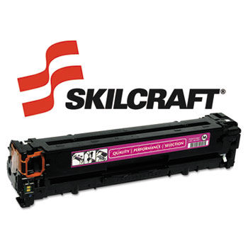 Remanufactured CB543A (125A) Toner, 1500 Page-Yield, Magenta