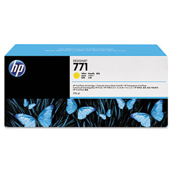 B6Y18A (HP 771) Ink Cartridge, 775 mL, Yellow