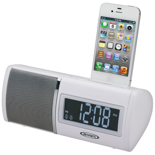 Jensen Docking Digital Clock Radio for iPod &amp; iPhone