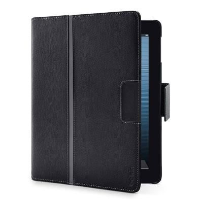Leather Cover Book Pad 4G Blk