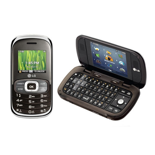 LG Octane VN530 Replica Dummy Phone / Toy Phone (Silver & Brown)