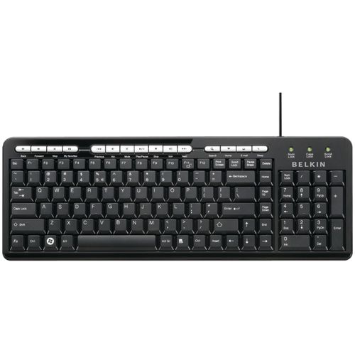 BELKIN F5K001q Wired USB Slim Multimedia Keyboard