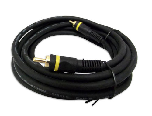 High-Life Video Or Audio Connector Cable - Single RCA, - - 12 FT- Connects Audio Or Video Device Via RCA Connection