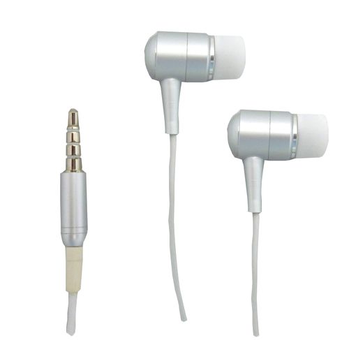 High-Life Snowfire Shredphones Iphone / Ipod Replacement Stereo Headset With Mic / Headphones - White